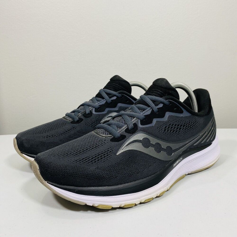 SAUCONY S10650-45 Women's Ride 14 PWRRun Black Running Shoes Sneakers Size 11